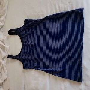 ✨️3 for $15✨️ BumpStart Blue Striped Maternity Tank Size Small